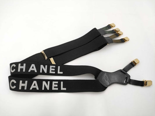 CHANEL Suspenders Two-Tone Other Accessories