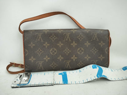 LOUIS VUITTON Monogram Pochette Twin GM M51852 Shoulder Bag