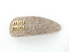 Miu Miu Tweed Wool Hair Clip Barrette Hair Accessory