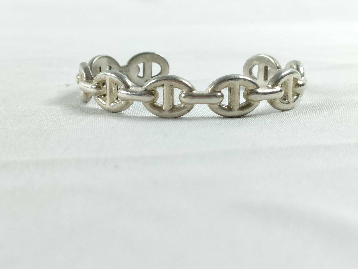 HERMES Chaine d'Ancre MM Bracelet SV925 5.2g Bracelet/Bangle