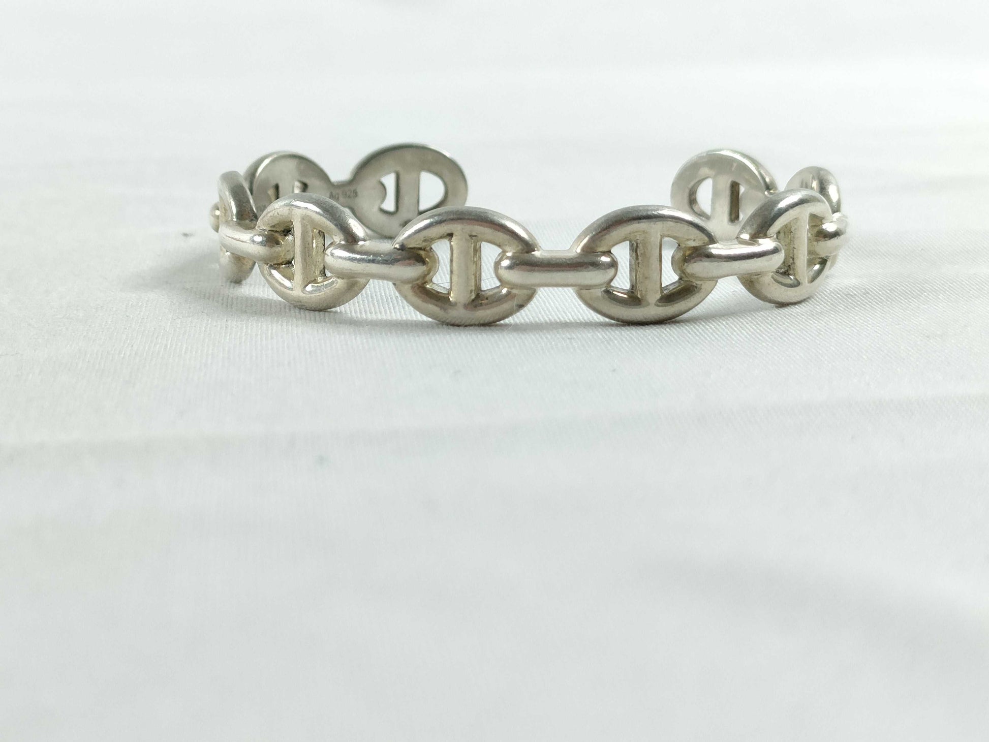 HERMES Chaine d'Ancre MM Bracelet SV925 5.2g Bracelet/Bangle