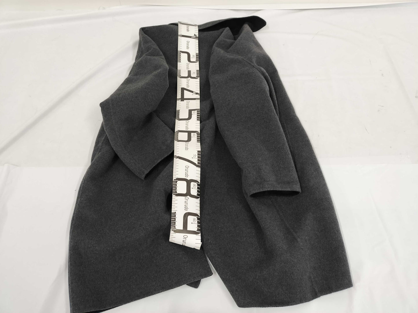 FENDI Zip-Up Long Coat Cashmere/Viscose 54 Coat