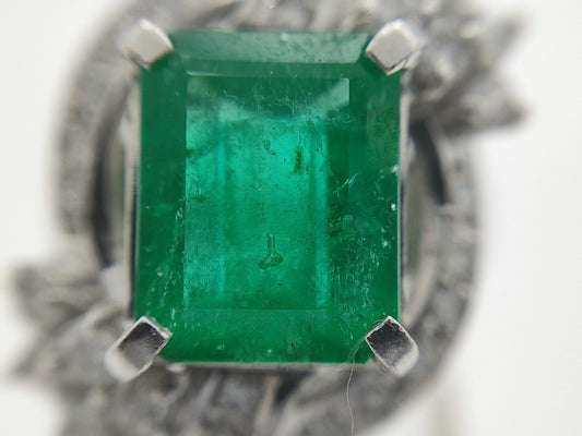 E4.16ct D0.75ct PT900 13.5g Ring 