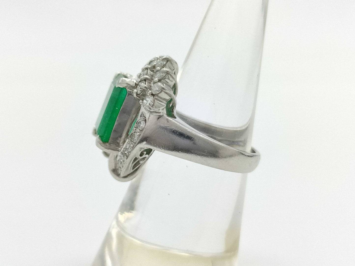 E4.16ct D0.75ct PT900 13.5g Ring 