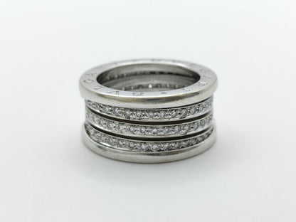 BVLGARI B.zero1 Diamond #54 WG 750 13.6g Ring 