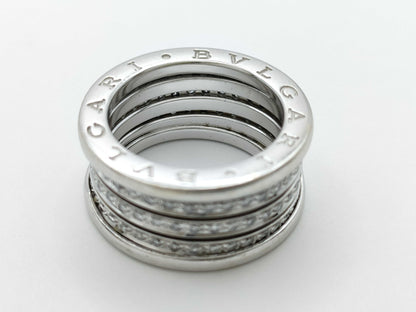 BVLGARI B.zero1 Diamond #54 WG 750 13.6g Ring 