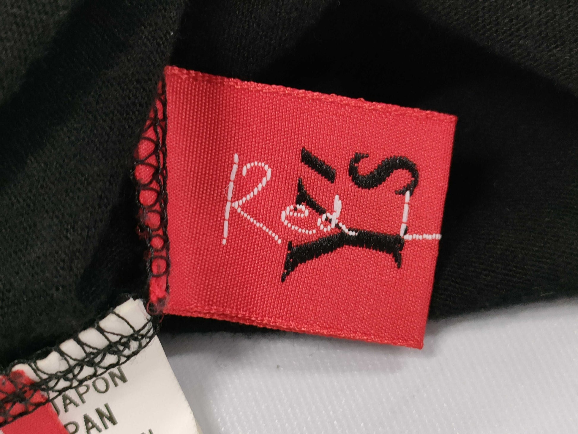 Ys Red Label Yohji Yamamoto Women's Lightweight Turtleneck Knit Top in Black, Size 2