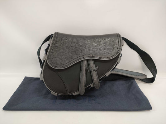 Dior SACAI collaboration saddle bag shoulder bag
