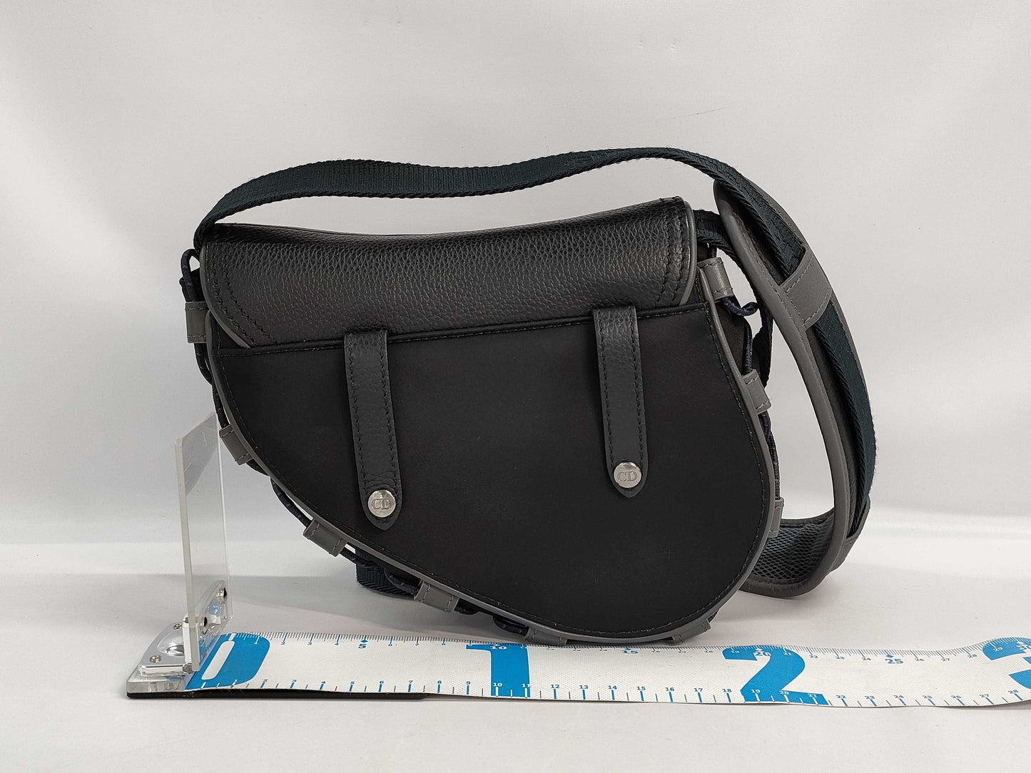 Dior SACAI collaboration saddle bag shoulder bag