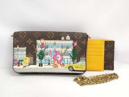 LOUIS VUITTON LOUIS VUITTON Monogram Pochette Felicie IC Chiff Shoulder Bag