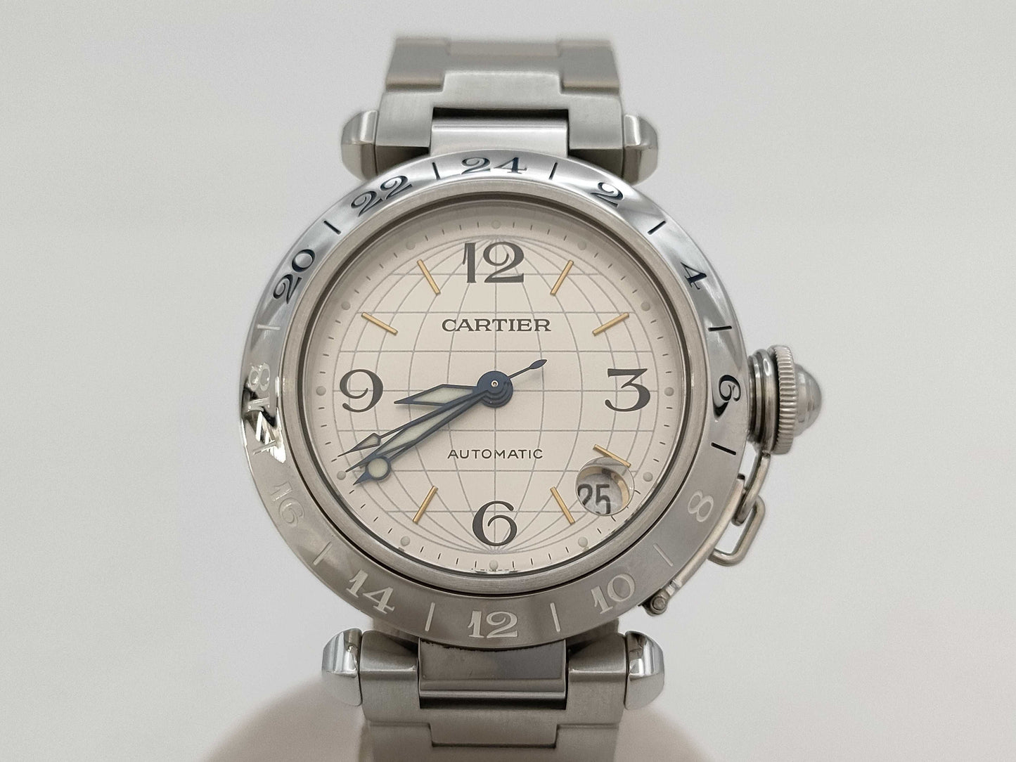 Cartier Pasha W31029M7 237787571CD Automatic Silver Dial Boys' Watch