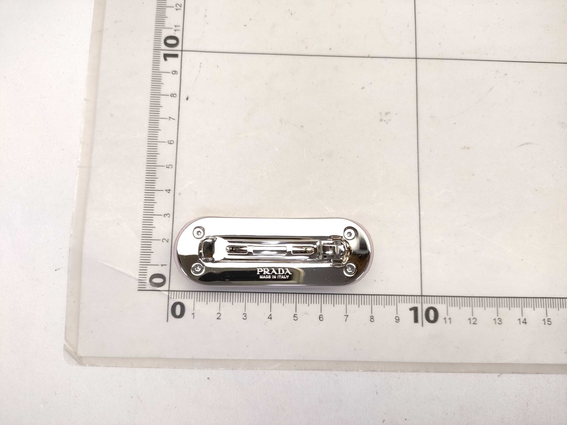 PRADA Prada Barrette Pink 1IF129 Accessories: Box, Card, Hair Accessory