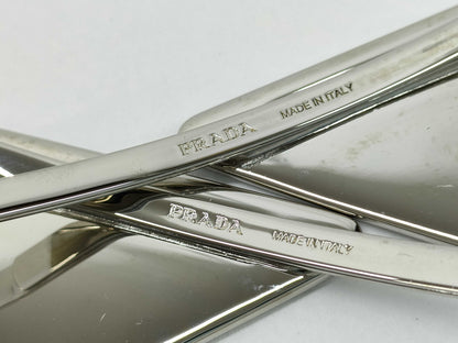 PRADA Prada Logo Hairpin. Accessories: Box, Dust Bag. Hair Accessory.