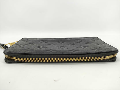 LOUIS VUITTON Monogram Empreinte Louis Vuitton Monogram Empreinte Zippy Wallet Vertical Wallet
