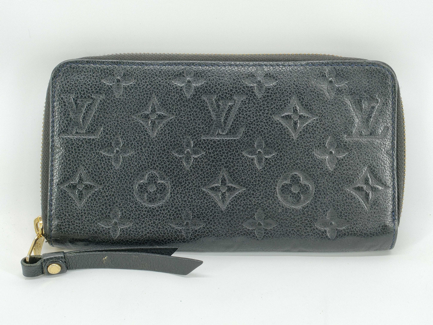 LOUIS VUITTON Monogram Empreinte Louis Vuitton Monogram Empreinte Zippy Wallet Vertical Wallet