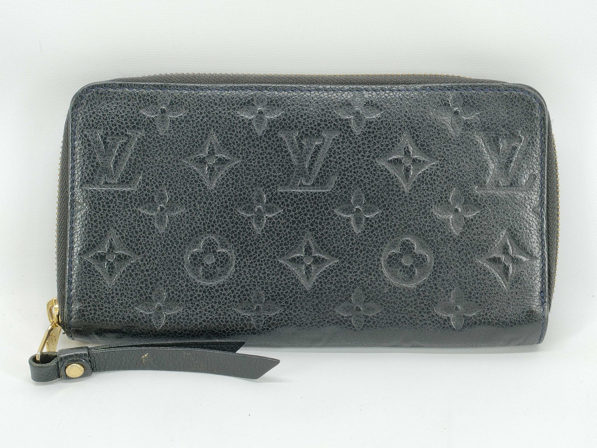 LOUIS VUITTON Monogram Empreinte Louis Vuitton Monogram Empreinte Zippy Wallet Vertical Wallet