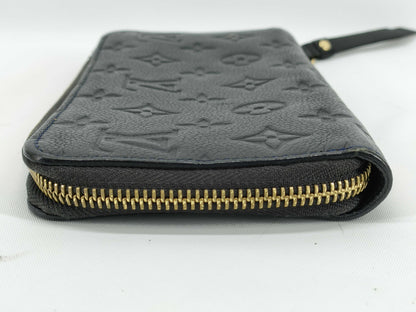 LOUIS VUITTON Monogram Empreinte Louis Vuitton Monogram Empreinte Zippy Wallet Vertical Wallet