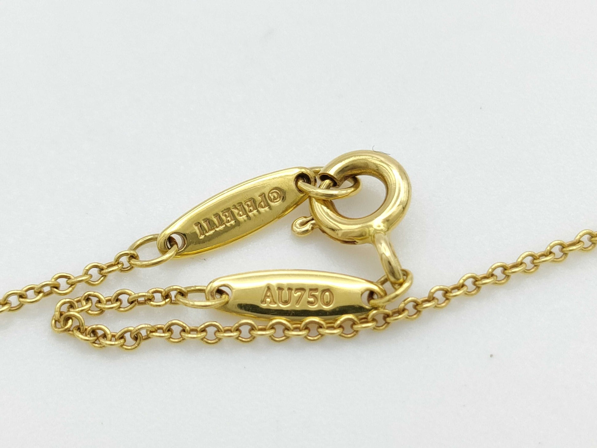 Tiffany & Co. By the Yard 1PD YG Au750 1.8g Necklace 