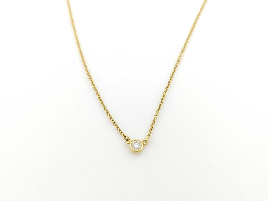 Tiffany & Co. By the Yard 1PD YG Au750 1.8g Necklace 