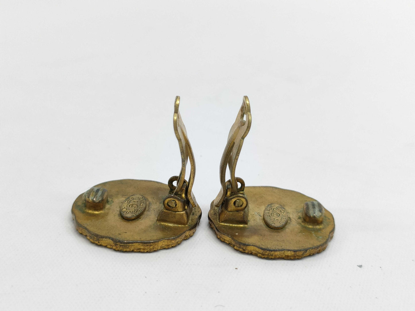 CHANEL Coco Mark Round Earrings 94A Earrings