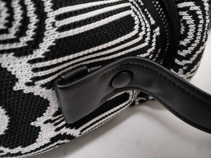 PRADA Shoulder Bag Black x White