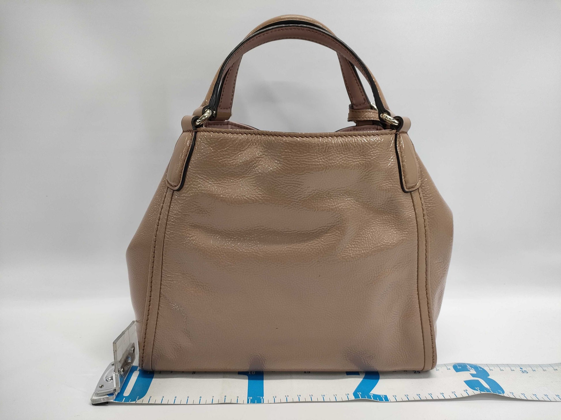 GUCCI SOHO Patent Leather Handbag with Shoulder Strap, 2-Way, 336751