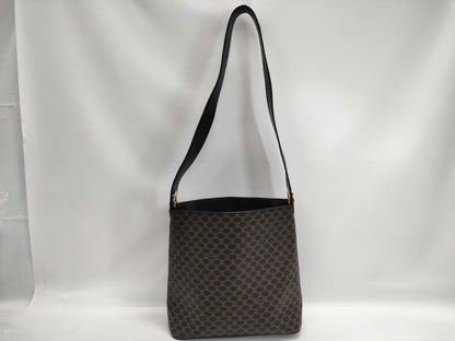 CELINE Macadam Circle Logo One-Shoulder Bag