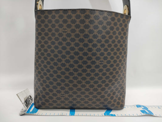 CELINE Macadam Circle Logo One-Shoulder Bag