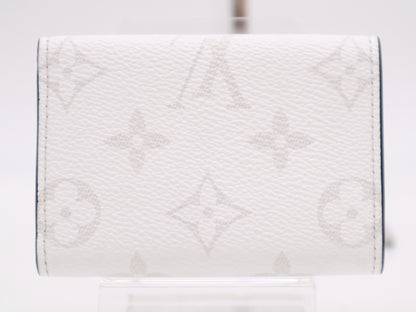 LOUIS VUITTON M30899 Monogram Taiga Rama Discovery Compact Antarctica RFID Enabled Wallet
