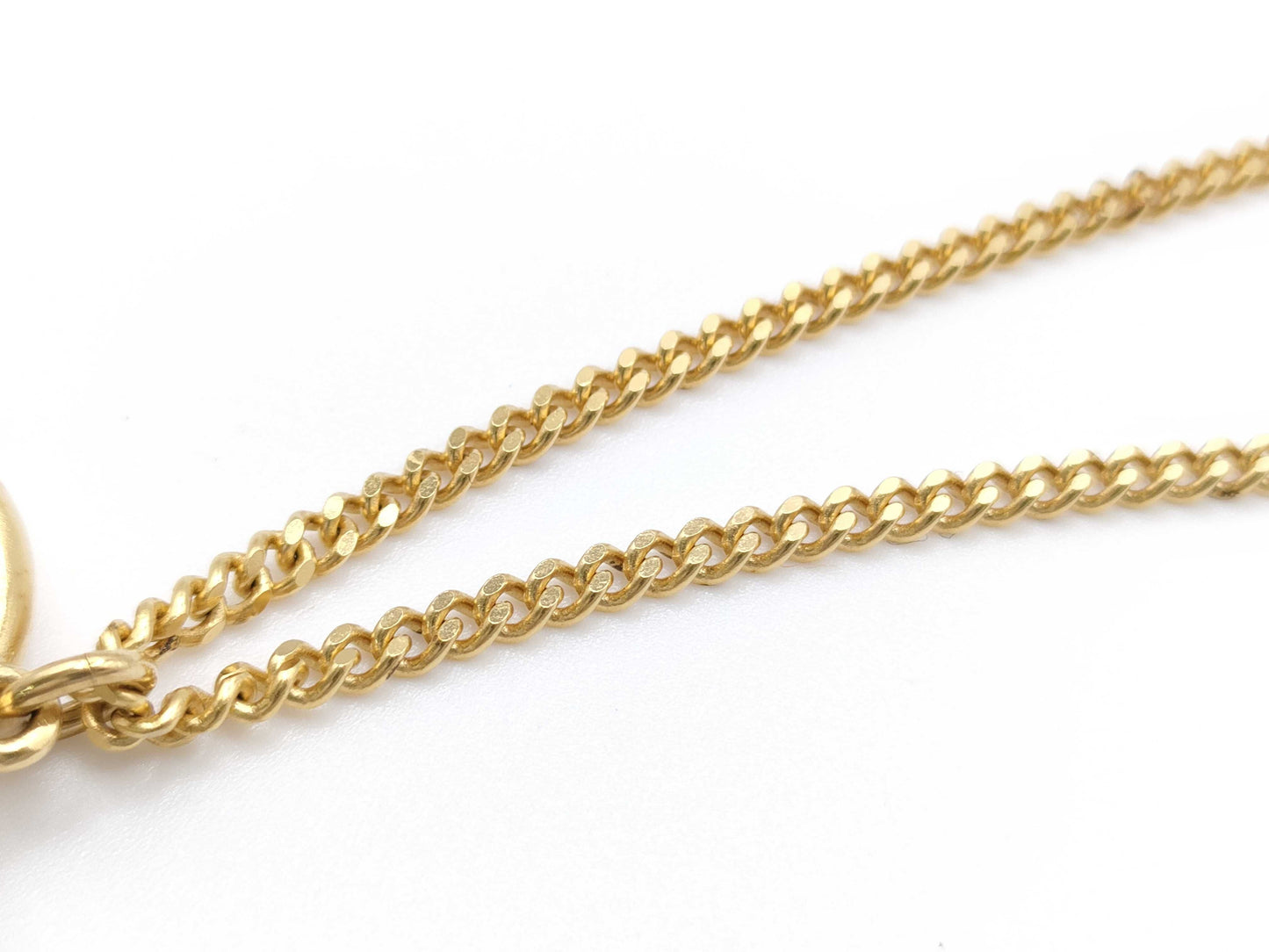 CHANEL Coco Mark Rhinestone Necklace with Box