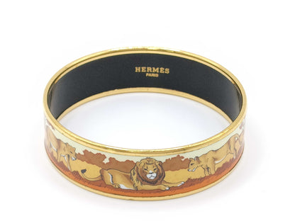 HERMES GP enamel GM bangle GD hardware bracelet bangle
