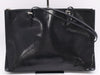 FENDI Leather Logo FF Black Tote Bag