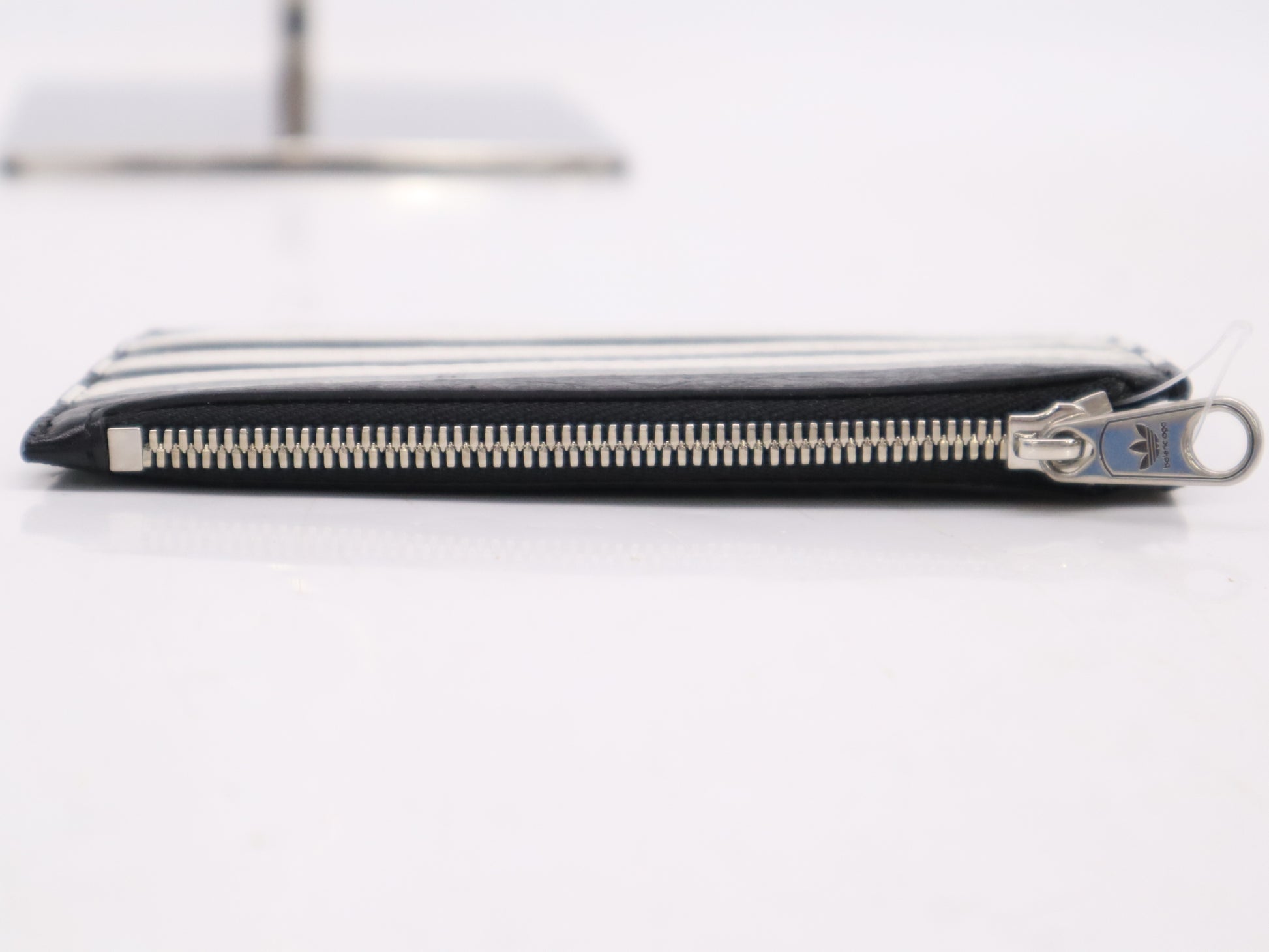 BALENCIAGA 721896 Balenciaga x Adidas Leather Fragment Case Black 203437 Wallet