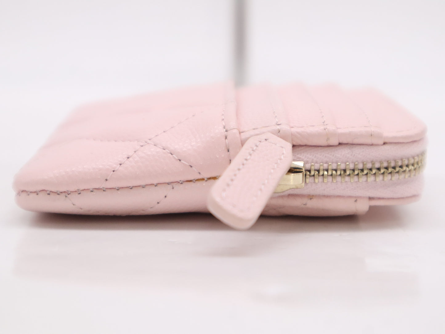 CHANEL AP2741 Caviar Skin Coco Mark Matelasse Coin Case Pink 32075703 Coin Case