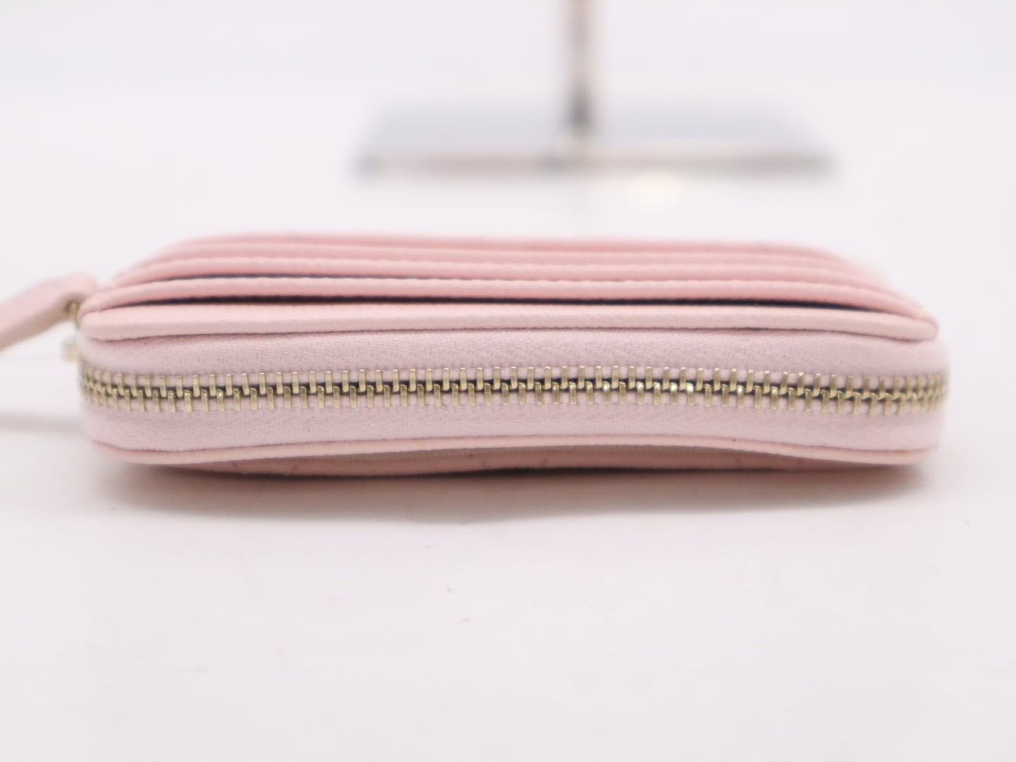 CHANEL AP2741 Caviar Skin Coco Mark Matelasse Coin Case Pink 32075703 Coin Case