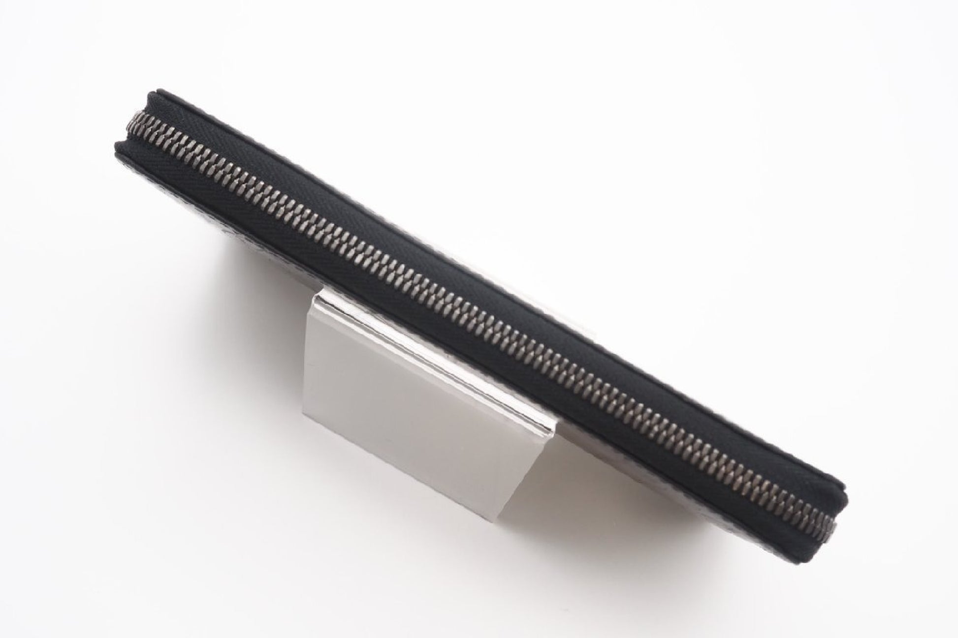 Berluti Calligraphy Long Zip Wallet Black/Gray F0290 Wallet