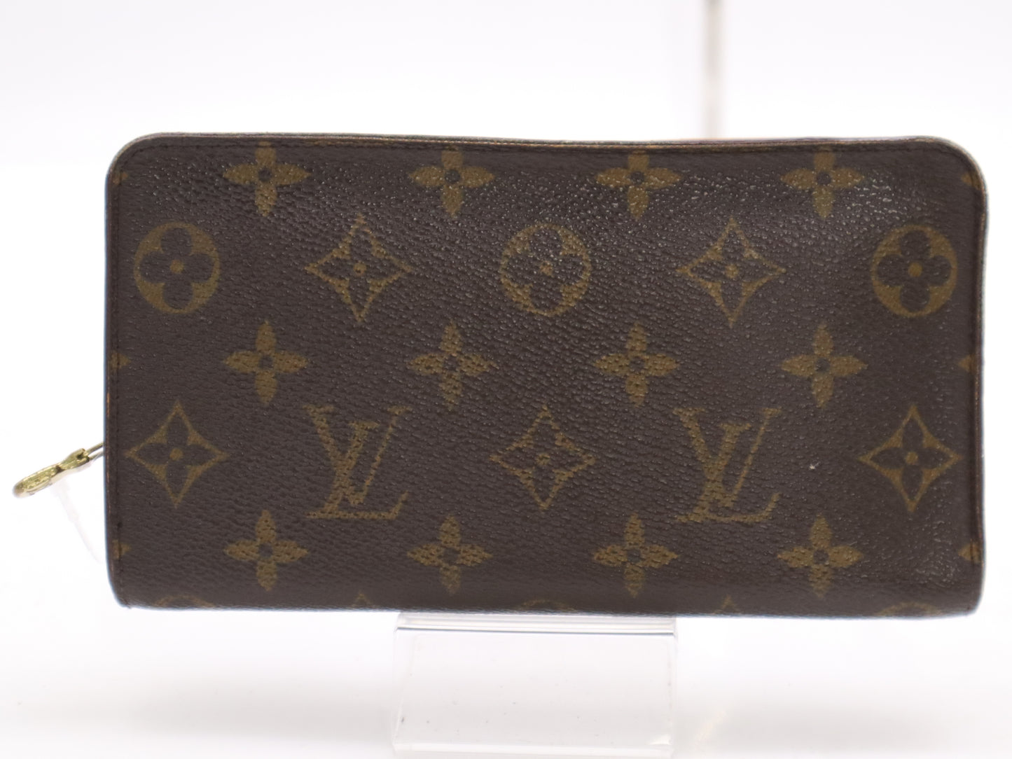 LOUIS VUITTON M61727 Monogram Porte Monne Zip Wallet
