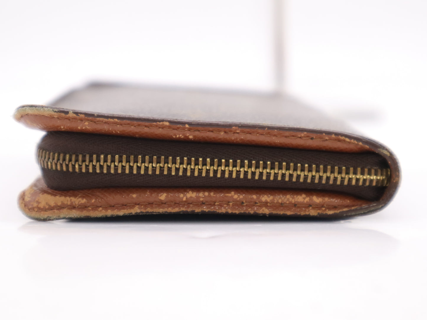 LOUIS VUITTON M61727 Monogram Porte Monne Zip Wallet