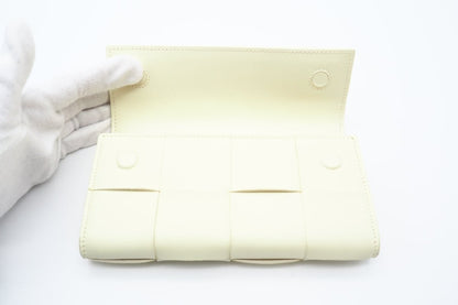 BOTTEGA VENETA 667433 Intrecciato Large Cassette Flap Wallet A00536196M with Dust Bag