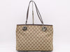 GUCCI 120837 GG Canvas Beige Brown Tote Bag