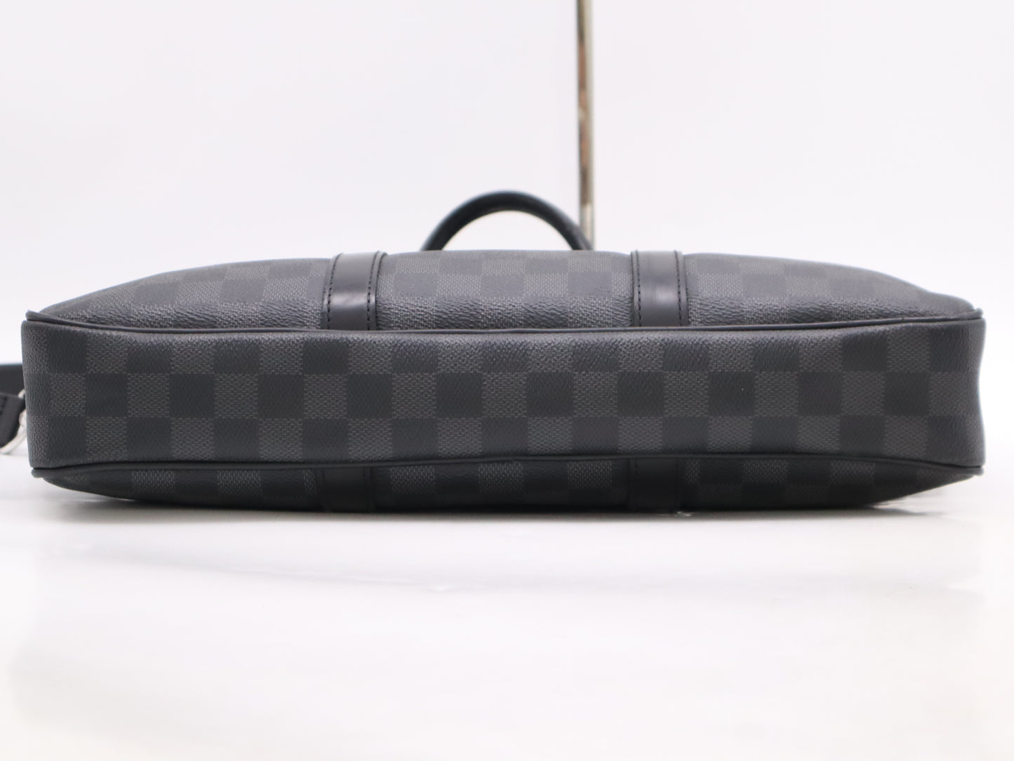 LOUIS VUITTON N41478 Graphite Porte-Document Voyage PDV PM Handbag with Shoulder Strap GI0137