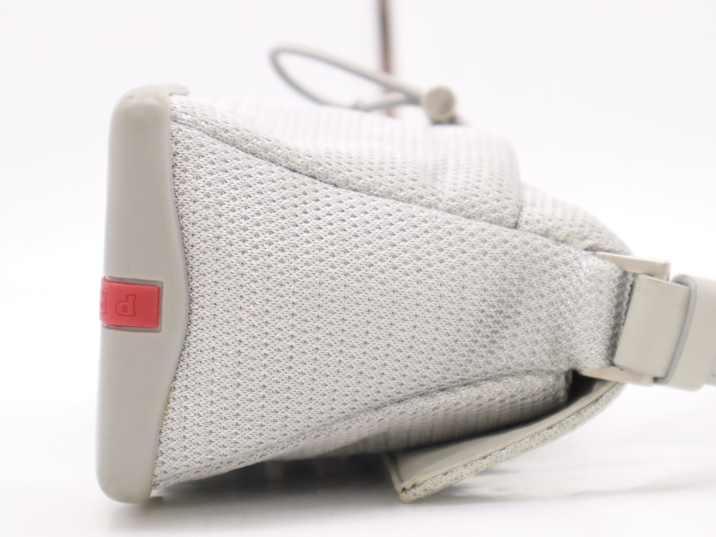 PRADA Prada Sport Mini Handbag Mesh Nylon Gray Handbag