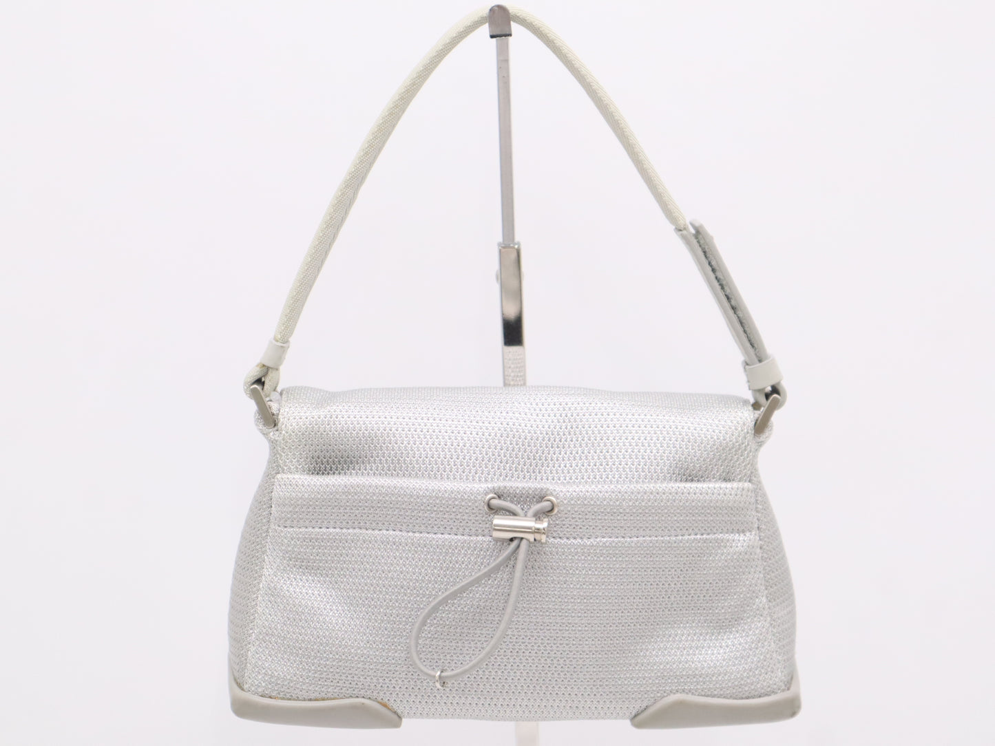 PRADA Prada Sport Mini Handbag Mesh Nylon Gray Handbag