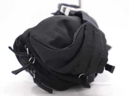 PRADA Nylon Triangle Logo Waist Bag