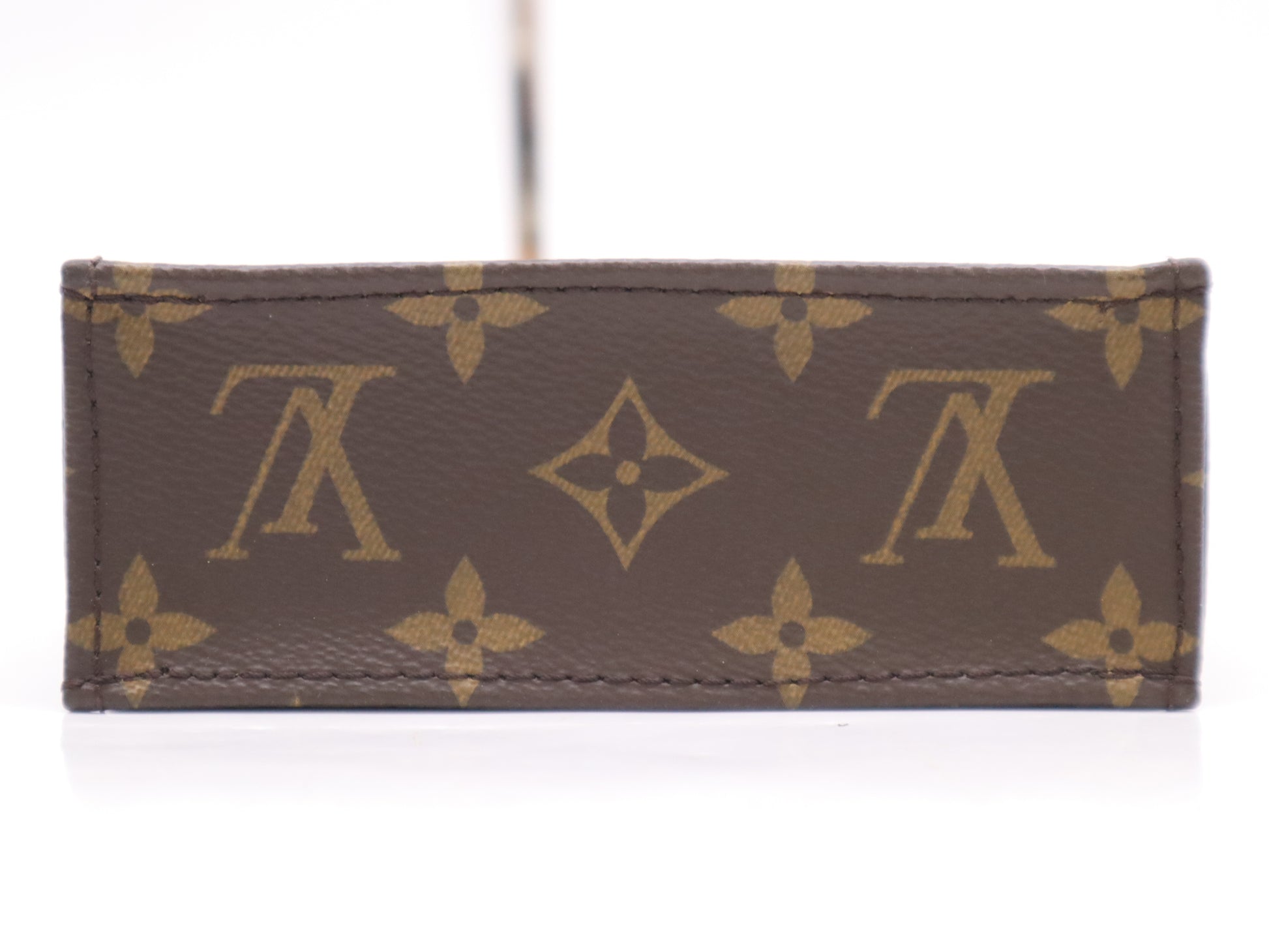 LOUIS VUITTON M81295 Monogram Petite Sac Plat Handbag with Shoulder Strap