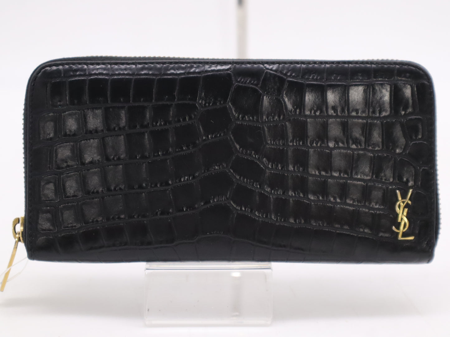 SAINT LAURENT Round Zip Long Wallet Wallet