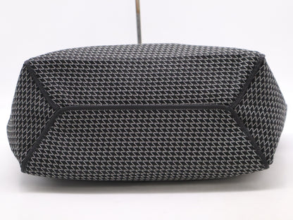 Jacquard x Leather K-VAL Medium Tote Bag, Black, with Dust Bag