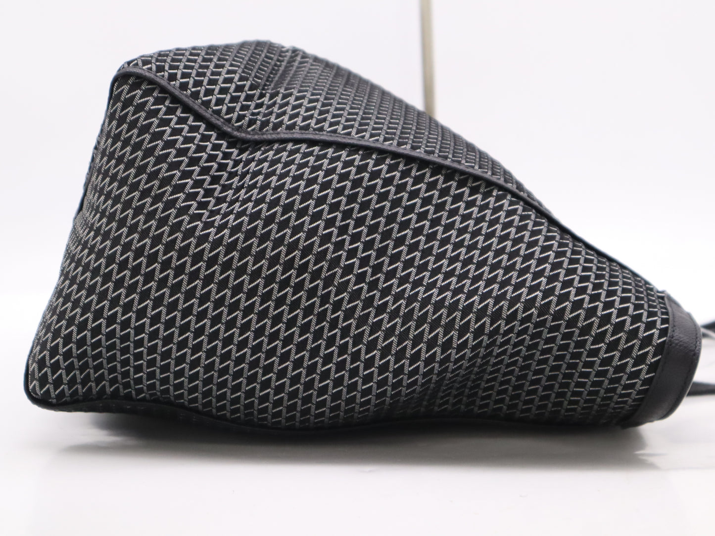 Jacquard x Leather K-VAL Medium Tote Bag, Black, with Dust Bag