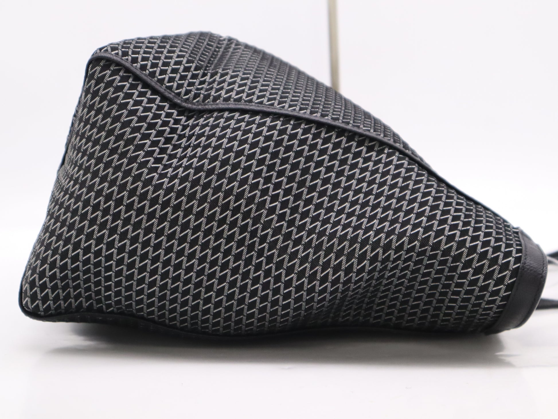 Jacquard x Leather K-VAL Medium Tote Bag, Black, with Dust Bag