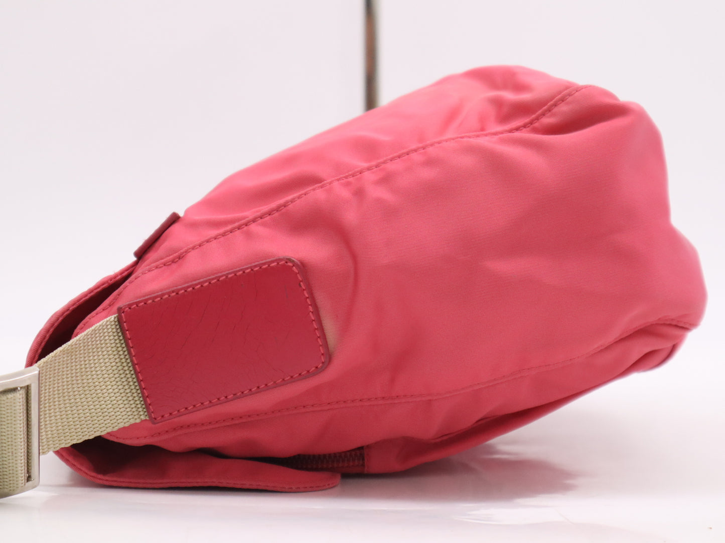 PRADA Nylon Shoulder Bag Pink Shoulder Bag